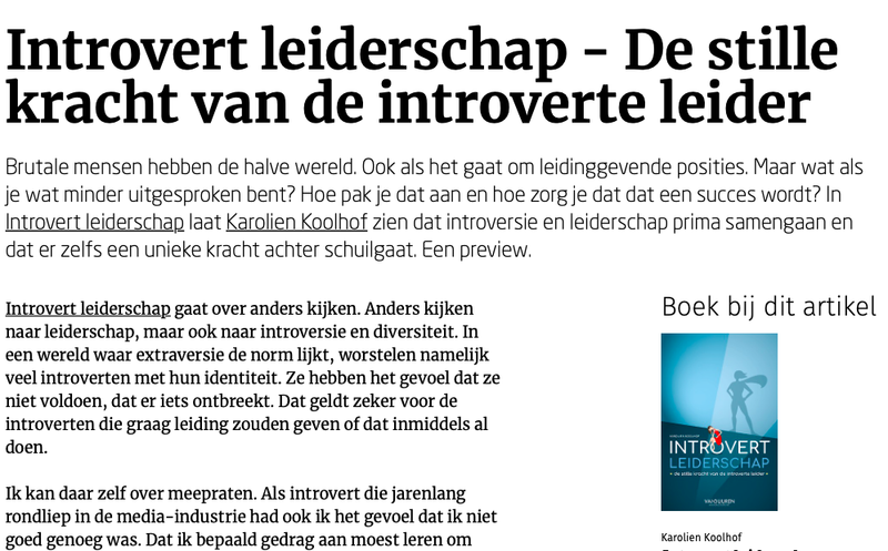 Introvert leiderschap